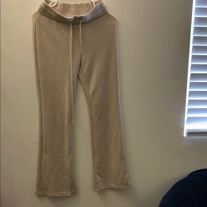 Kids Tan Drawstring Pants